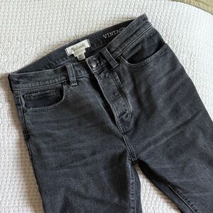 Madewell Charcoal Denim Jeans